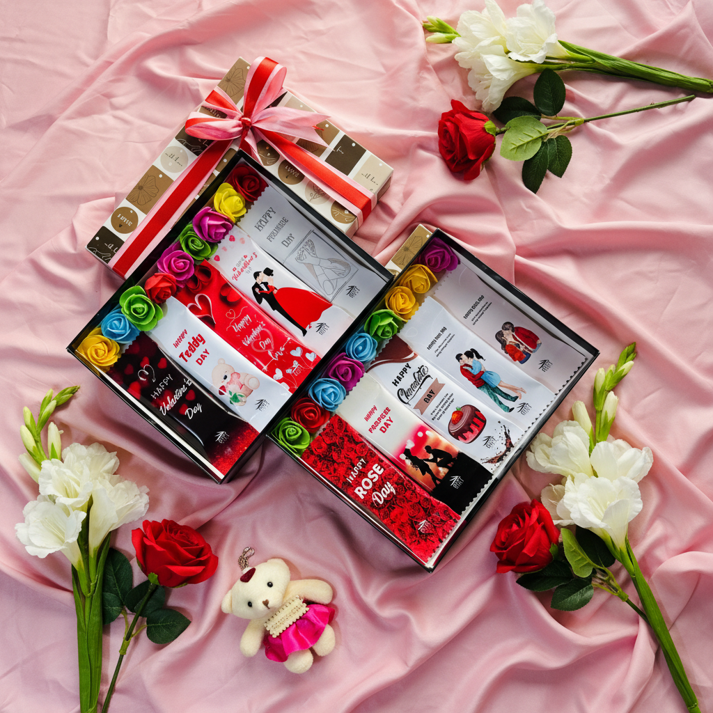 GH62 - Valentine special 10 Pcs Combo+Taddy.