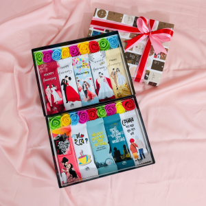GH67 - Anniversary Gift Package Customize Chocolate 10 pcs